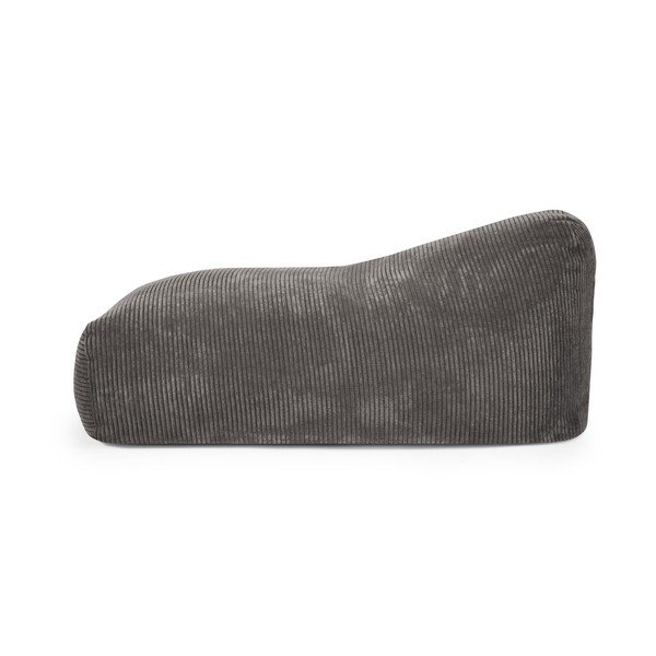 Fotoliu bean bag verde cu tapițerie din catifea reiată Snug 130 – SLOWDOWN-image-3