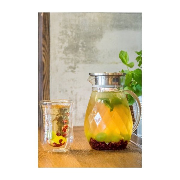 Set carafă cu 6 pahare Vialli Design Peter-image-3