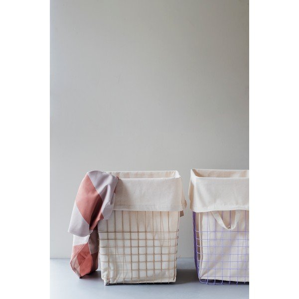 Coș de rufe mov din metal/din material textil 64 l Store-It – Mette Ditmer Denmark-image-3