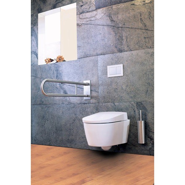 Mâner de siguranță pentru baie de montat pe perete din oțel inoxidabil 83 cm Handicap – Sapho-image-4
