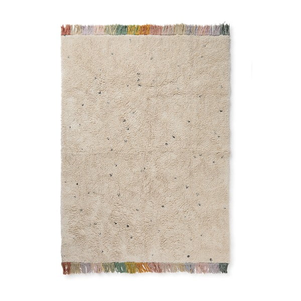 Covor pentru copii, crem, lavabil, țesut manual din bumbac 120x160 cm Stardust – Lorena Canals