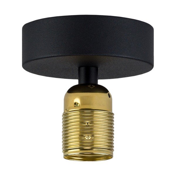 Plafonieră Sotto Luce Uno, negru - auriu-image-2