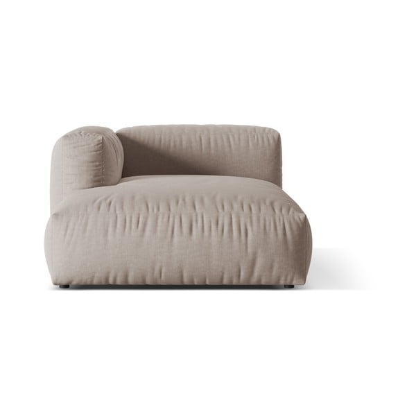 Modul pentru canapea modulară bej (cu colț pe partea stângă ) Martina – Micadoni Home