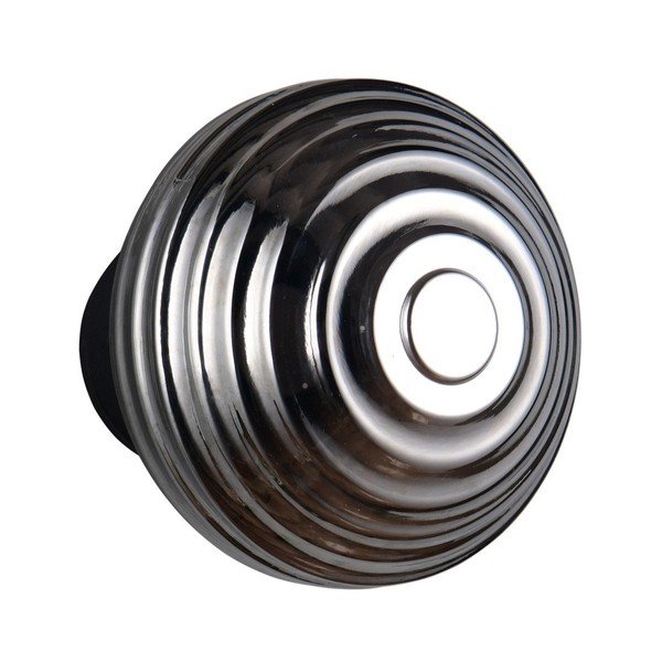 Aplică de perete gri închis LED din sticlă cu USB ø 15,5 cm Earl – Reality