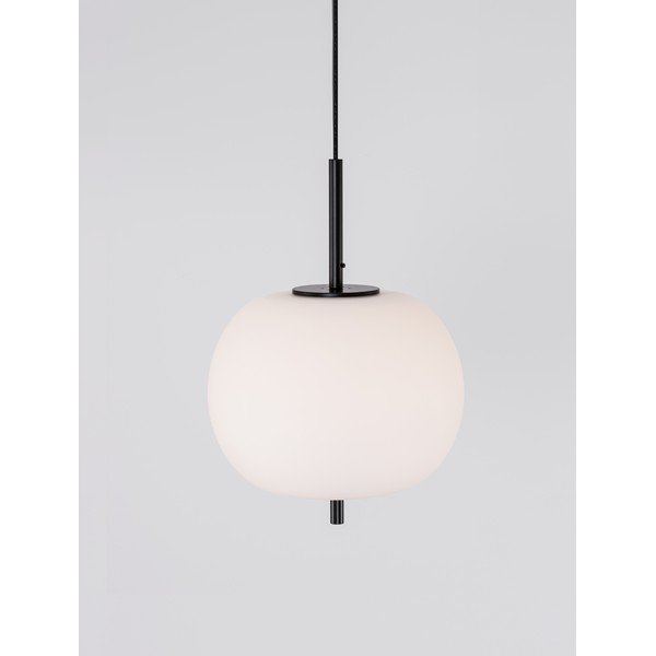 Lustră albă/neagră din sticlă ø 30 cm Lato – Nova Luce-image-4