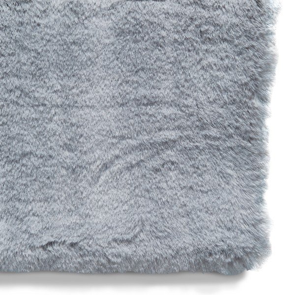 Covor Think Rugs Teddy, 80 x 150 cm, gri argintiu-image-4