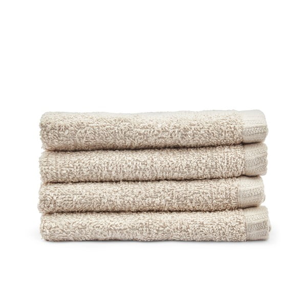 Prosoape bej 4 buc. din bumbac cu uscare rapidă 30x30 cm Quick Dry – Catherine Lansfield