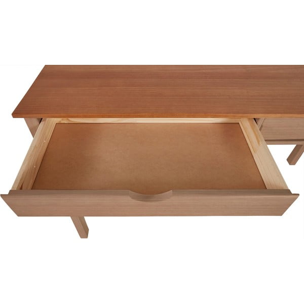 Birou din lemn de pin Støraa Gava, lungime 140 cm-image-4