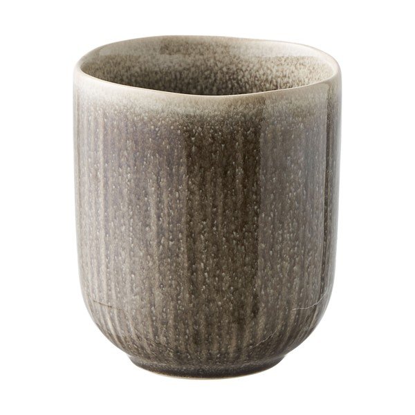 Cești grej 4 buc. din gresie ceramică 360 ml Viola – House Nordic-image-2