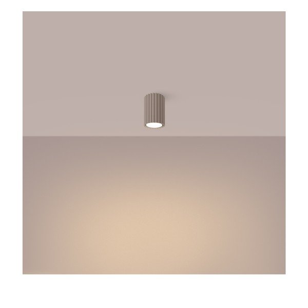 Spot taupe din metal ø 6,5 cm Gleam – Sollux-image-1