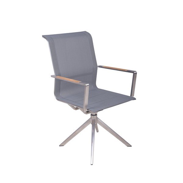 Scaun de grădină gri din metal Salida – Garden Pleasure