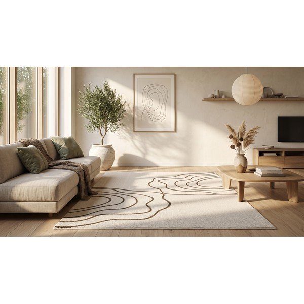 Covor bej 160x230 cm Pulse – ESTE-image-4