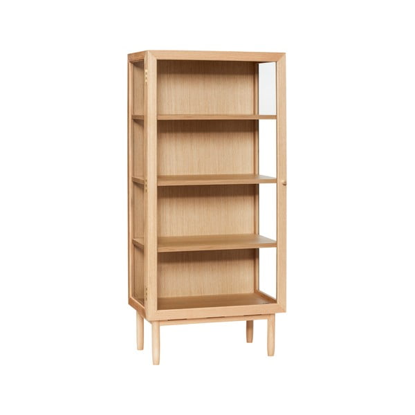 Vitrină lemn din lemn de stejar 60x130 cm Kaiser – Hübsch-image-4