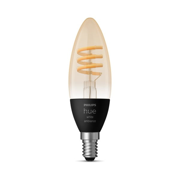 Bec smart cu filament E14, 5 W White ambiance – Philips Hue