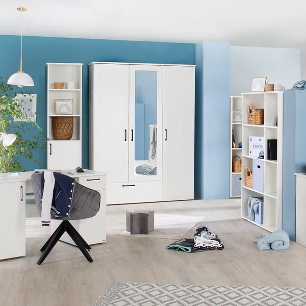 Bibliotecă pentru copii  albă 111x146 cm Sylt – Roba-image-1