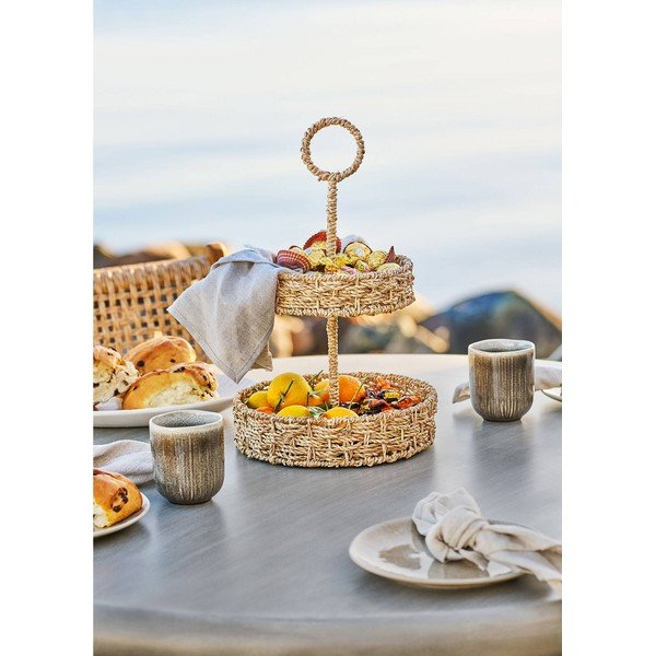 Cești grej 4 buc. din gresie ceramică 360 ml Viola – House Nordic-image-3