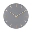 Ceas de perete Karlsson Charm, gri