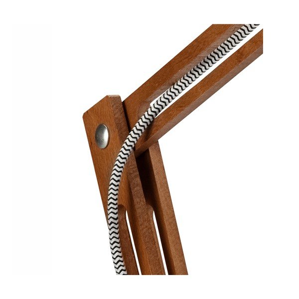 Veioză gri/maro cu abajur din metal (înălțime 44 cm) Marcello – LAMKUR-image-4