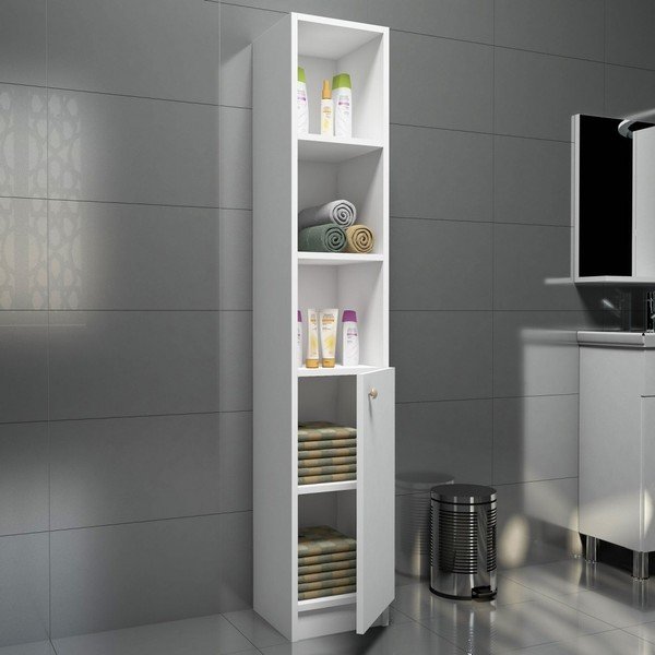 Dulap pentru baie White 30 x 170 cm-image-3