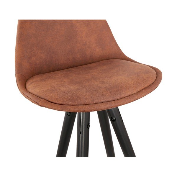 Scaun de bar Kokoon Bruce Mini, înălțime 65 cm, maro-image-4