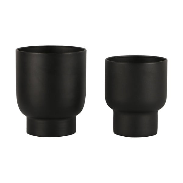 Ghivece decorative 2 buc. din metal ø 16 cm Fulda – House Nordic