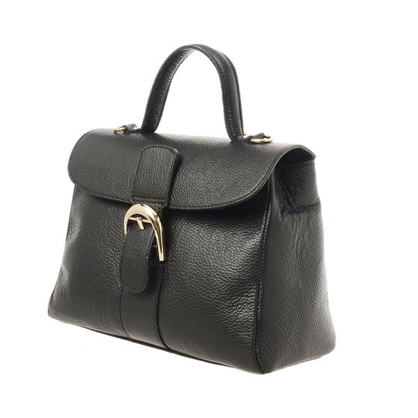 Geantă din piele Tina Panicucci Shool, negru -image-1
