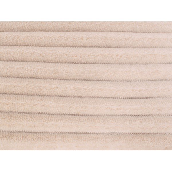 Pled din catifea PT LIVING Ribbed, 150 x 200 cm, crem-image-1