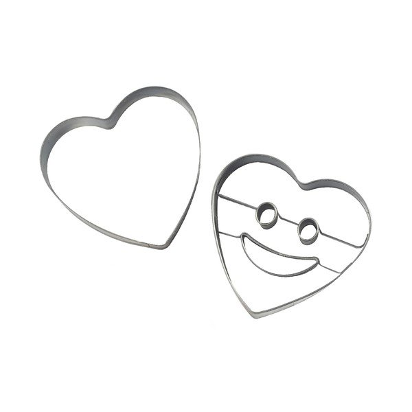 Set 2 tăietoare aluat în formă de inimă Mason Cash