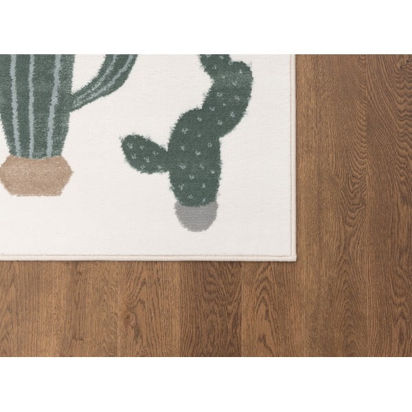 Covor pentru copii verde-fildeș 80x150 cm Cacto Malachite – FD-image-3