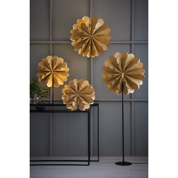 Decorațiune luminoasă aurie suspendată ø 45 cm  cu model de Crăciun Maravilla – Markslöjd-image-2