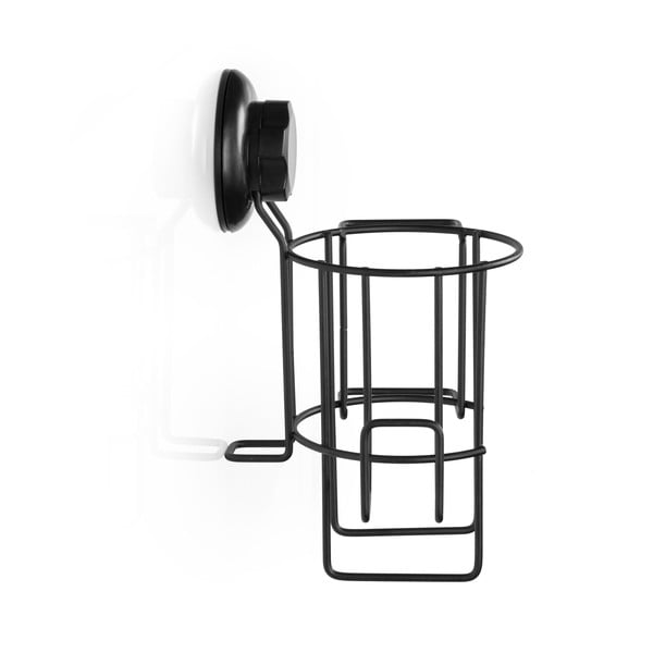Suport de perete negru pentru uscător de păr Compactor Bestlock-image-3