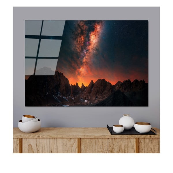 Tablou din sticlă 100x70 cm Night Sky – Wallity-image-2