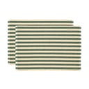 Suport pentru farfurii 2 buc. din material textil 33x48 cm Statement Stripe – Södahl