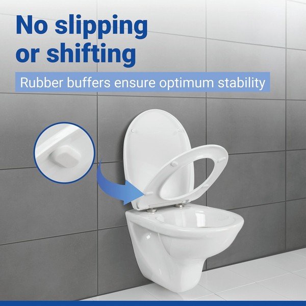Capac WC 36,5 x 45 cm Easy-Close (cu închidere automată) Pula – Wenko-image-4