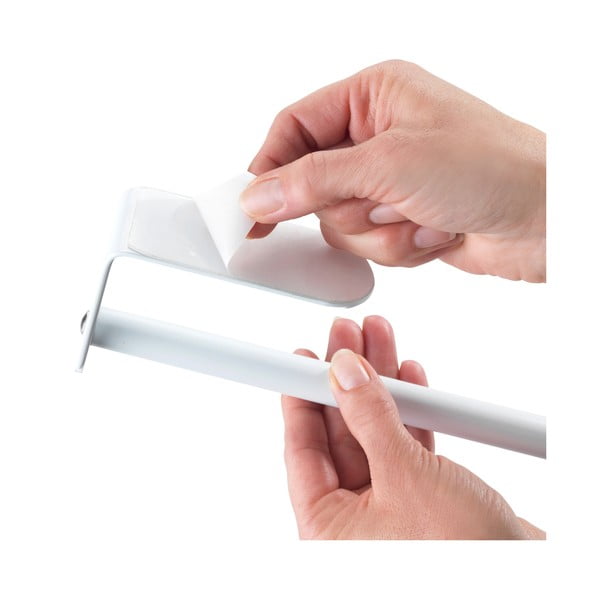 Suport pentru prosoape de hârtie de perete Wenko Nio, alb-image-4