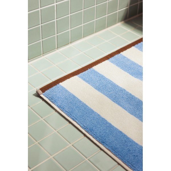 Covoraș de baie albastru din material textil 50x80 cm Gobo – noo.ma-image-3