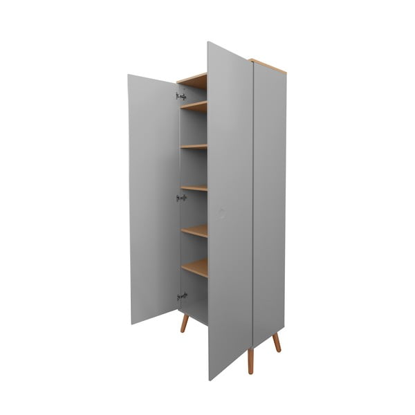 Dulap în decor de stejar Tenzo Dot, gri-image-4