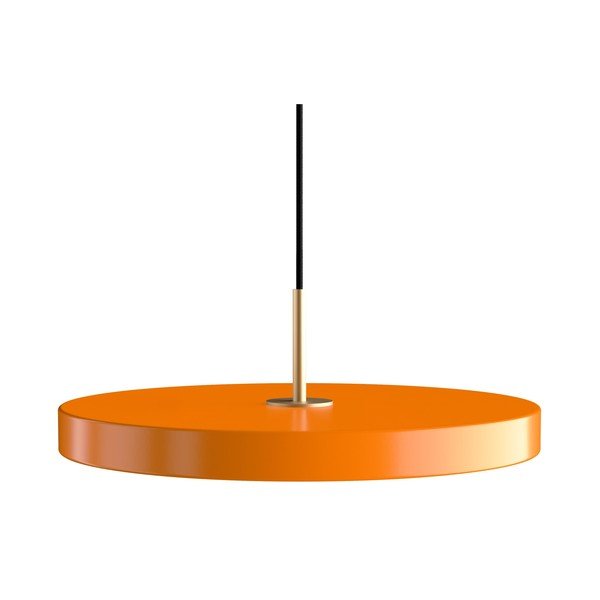 Lustră portocalie LED cu abajur din metal ø 43 cm Asteria Medium – UMAGE
