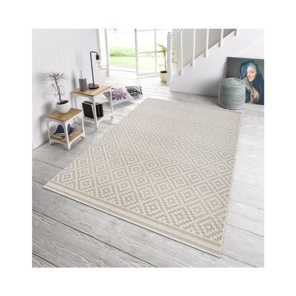 Traversă adecvată și pentru exterior NORTHRUGS Meadow, 80 x 200 cm, gri - crem-image-1