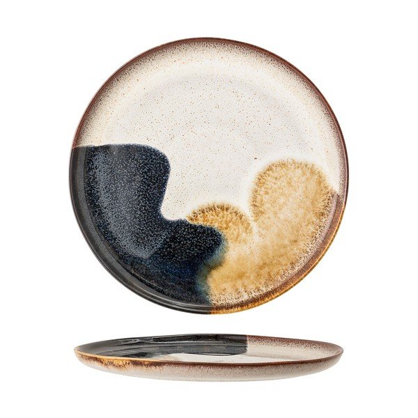 Platou din gresie ceramică Bloomingville Jules, ø 28,5 cm, multicolor-image-2