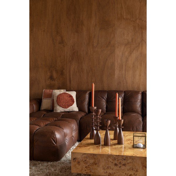 Canapea modulară maro cu tapițerie din piele 364 cm Hackman – Dutchbone-image-4