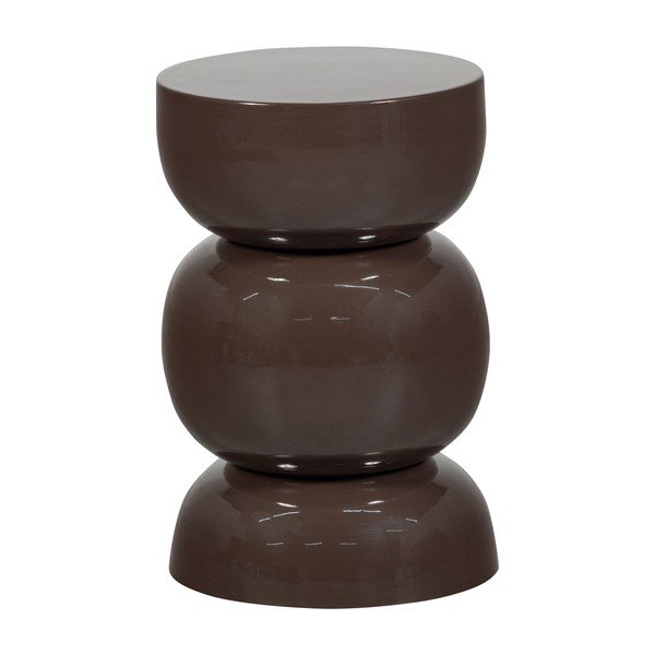 Măsuță auxiliară rotundă din metal ø 30 cm Breno – WOOOD