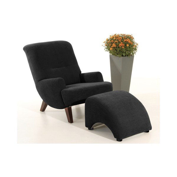 Taburet Max Winzer Borano, negru-image-1
