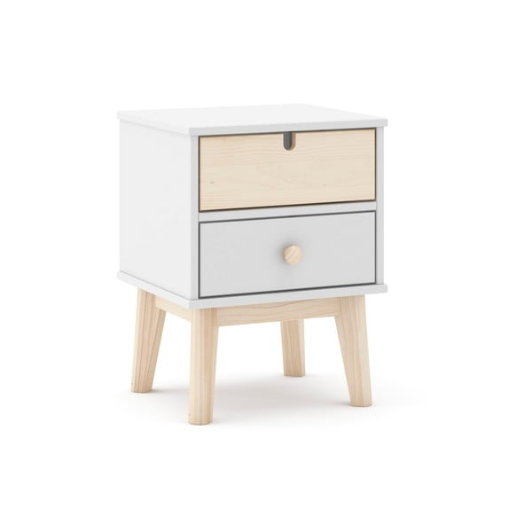 Noptieră de copii albă Estefania – Marckeric-image-2
