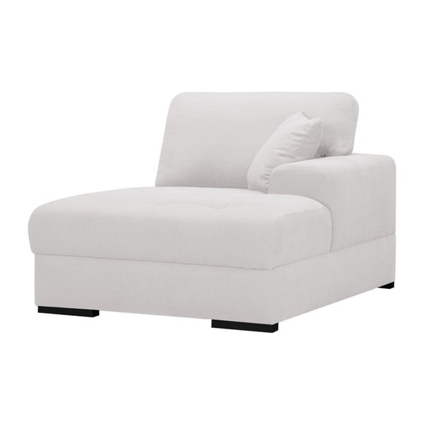 Canapea șezlong Guy Laroche Passion, partea dreaptă, alb-image-1