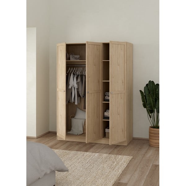 Șifonier cu  aspect de lemn de stejar 147x200 cm Billund – Tvilum-image-2