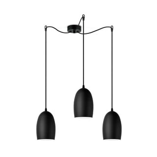 Lustră cu trei brațe Sotto Luce UME Matte, ⌀ 14 cm, negru