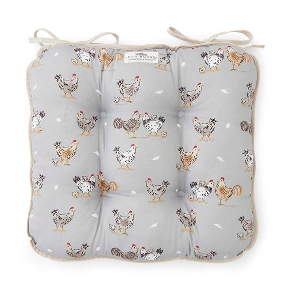 Pernă de scaun din bumbac 36x34 cm Hen House – Cooksmart ®