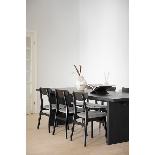 Scaune de dining negre 2 buc. Rodham - Rowico-image-2