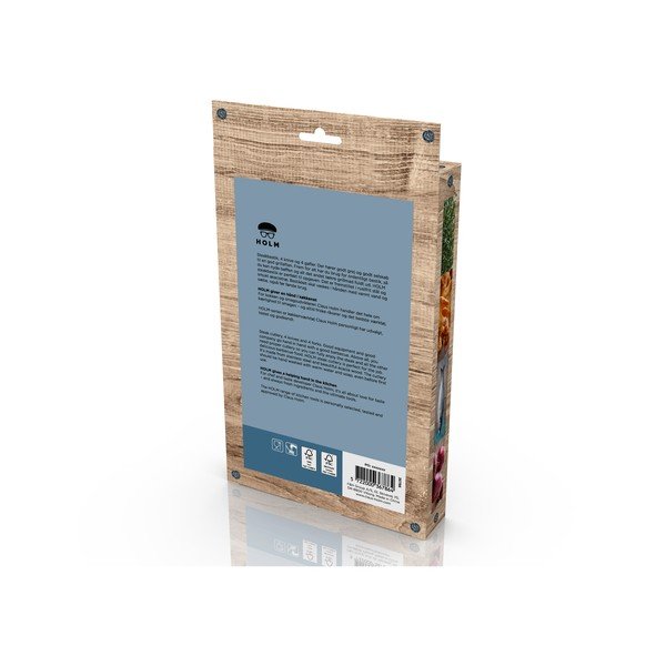 Set de tacâmuri pentru friptură argintiu/în culoare naturală din oțel inoxidabil 8 buc. – Holm-image-4